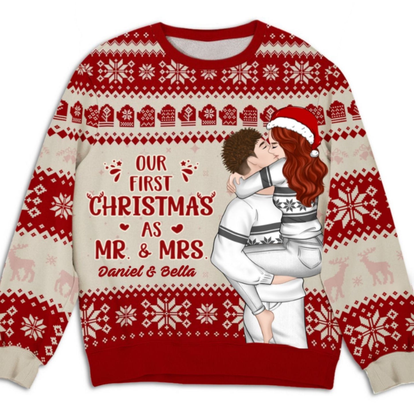 First Christmas - Personalized Custom All-over-print Sweatshirt