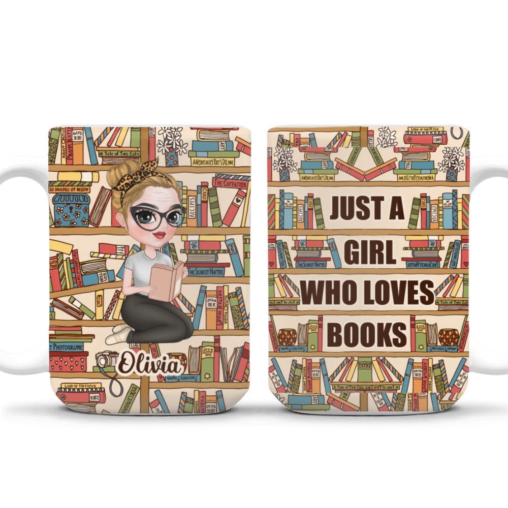 Book Lover - Personalized Custom Coffee Mug