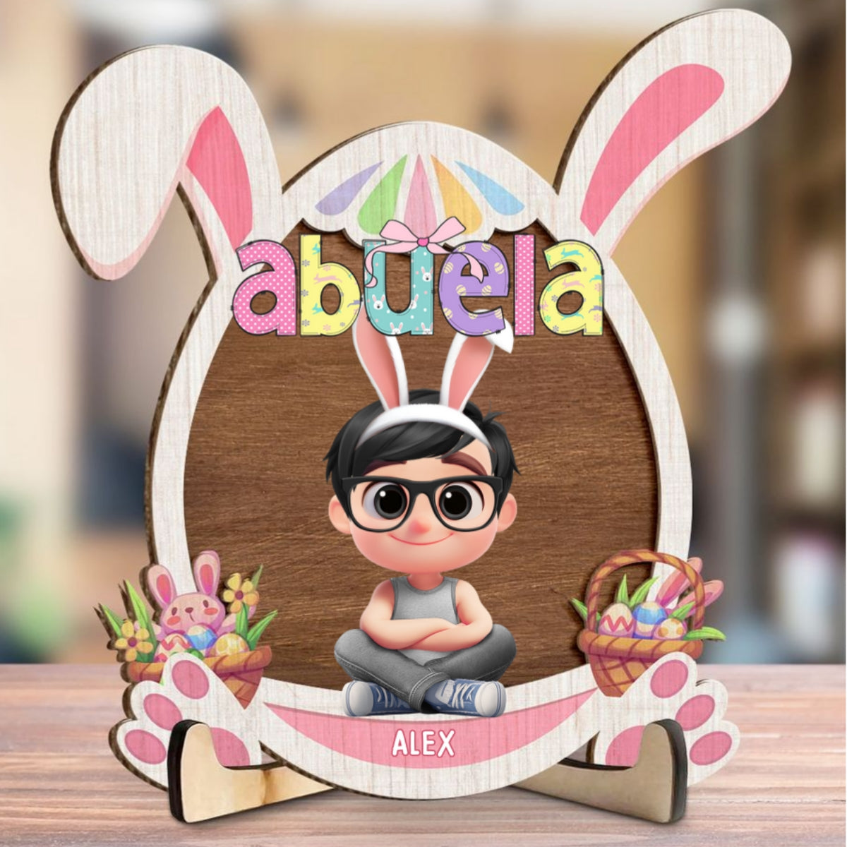 The Love of Grandma Is Pure Magic - Personalized Custom Wooden Plaque