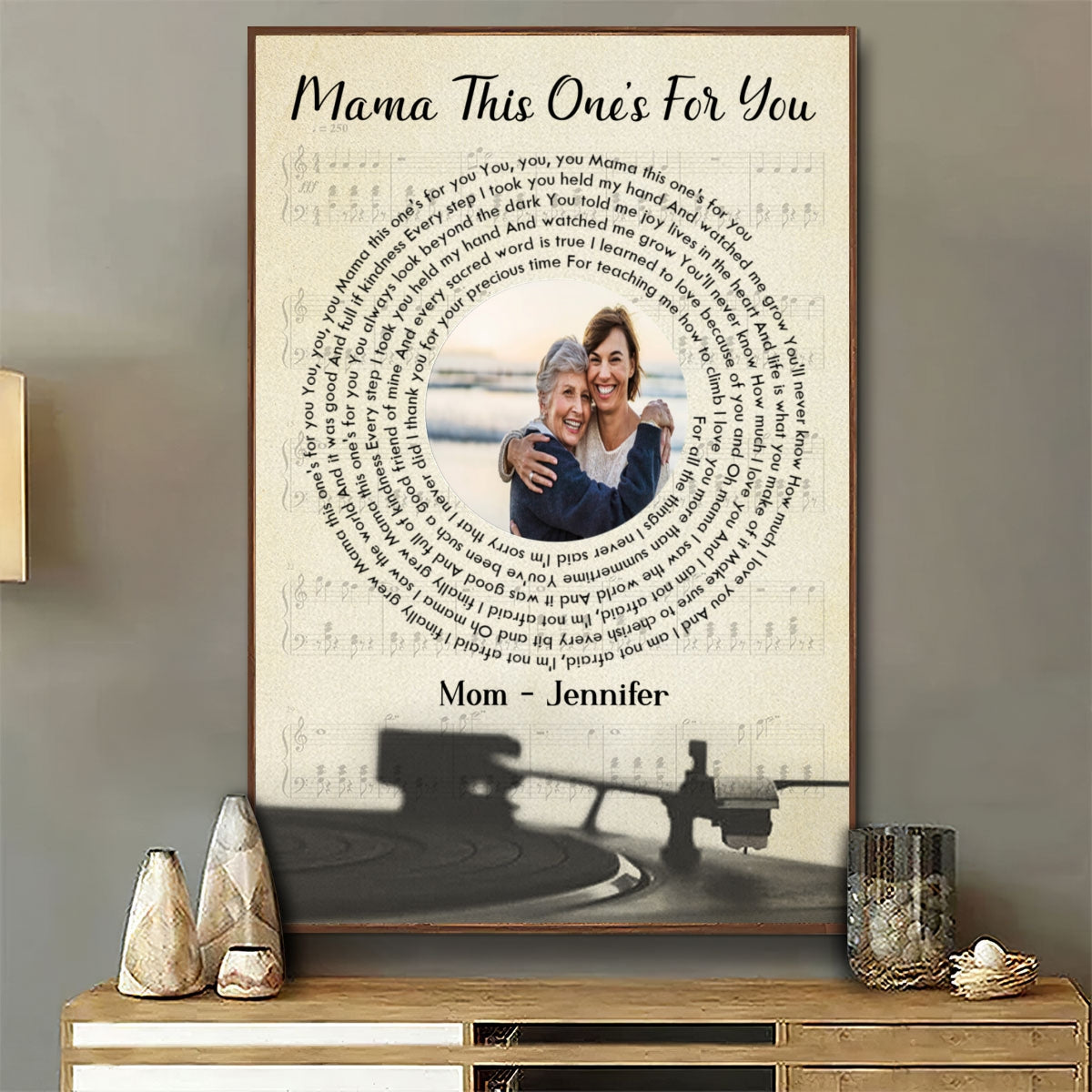 This Is For You Mom - Personalized Custom Poster