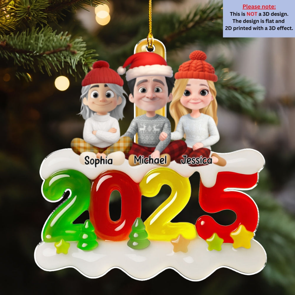 Family Jelly - Personalized Custom Acrylic Ornament
