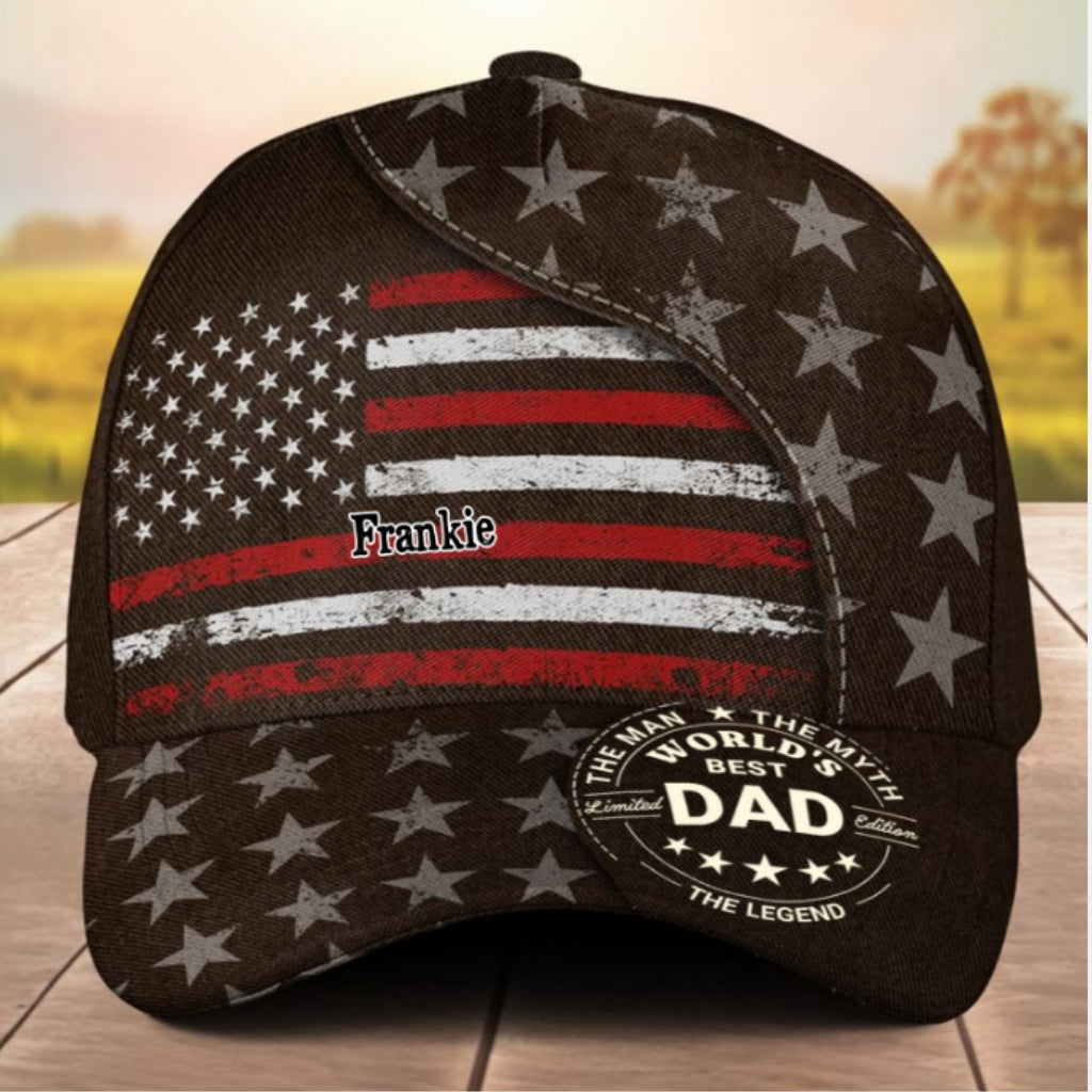 Dad You Are The Myth The Legend - Personalized Custom Classic Cap