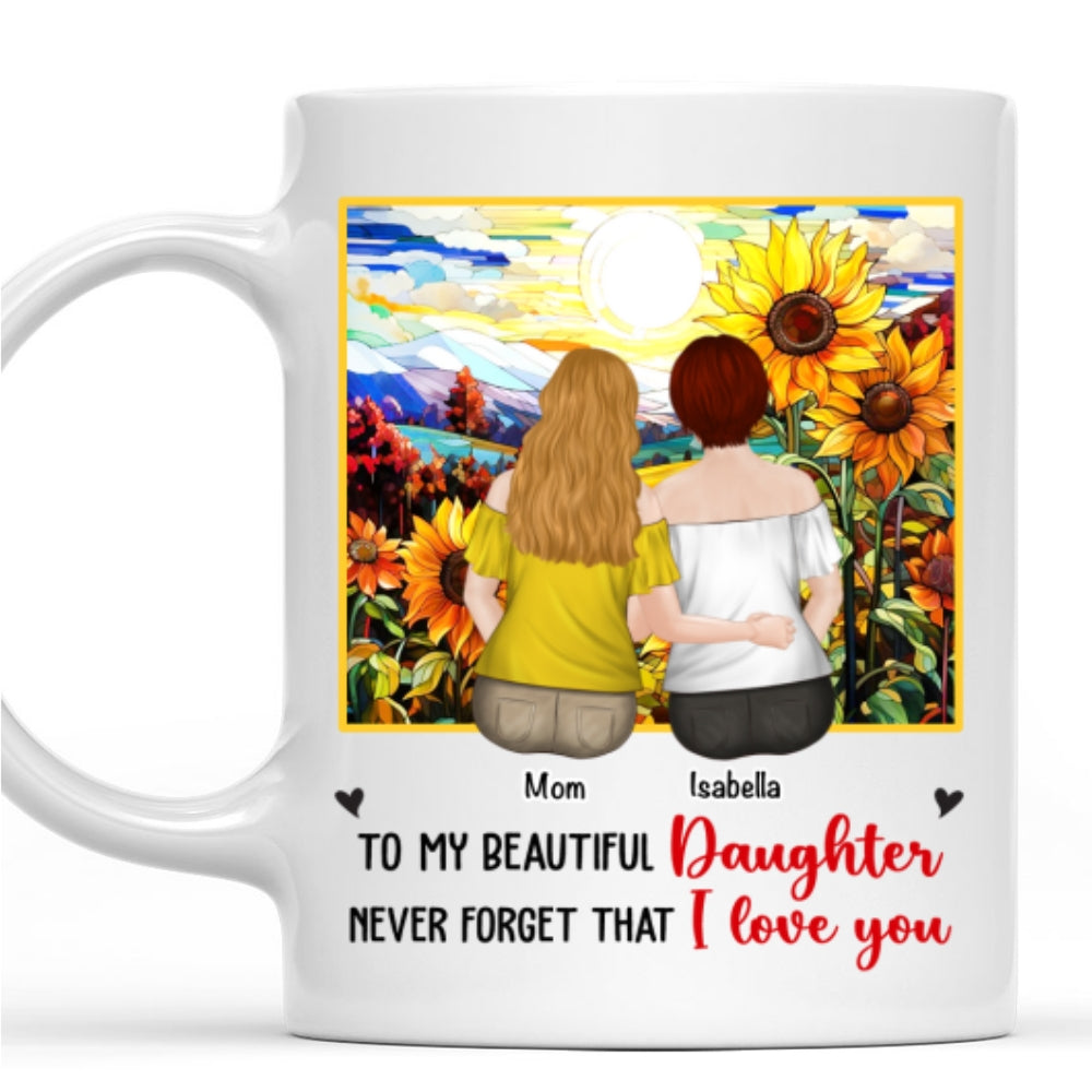 Never Forget I Love You - Personalized Custom Coffee Mug