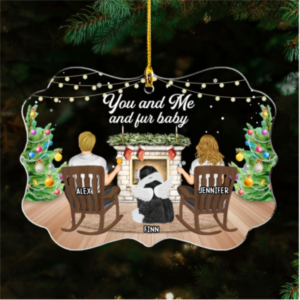 You And Me - Personalized Custom Acrylic Ornament