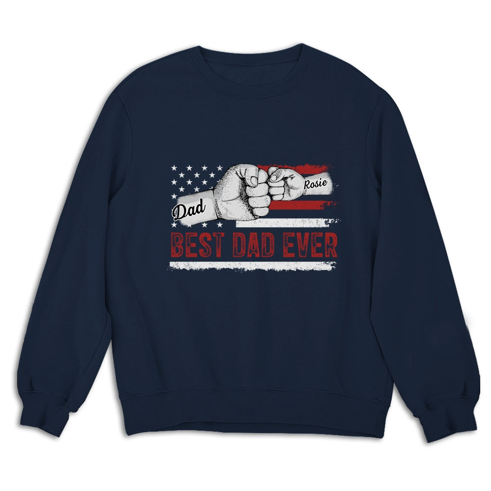 To The Best Dad - Personalized Custom Shirt