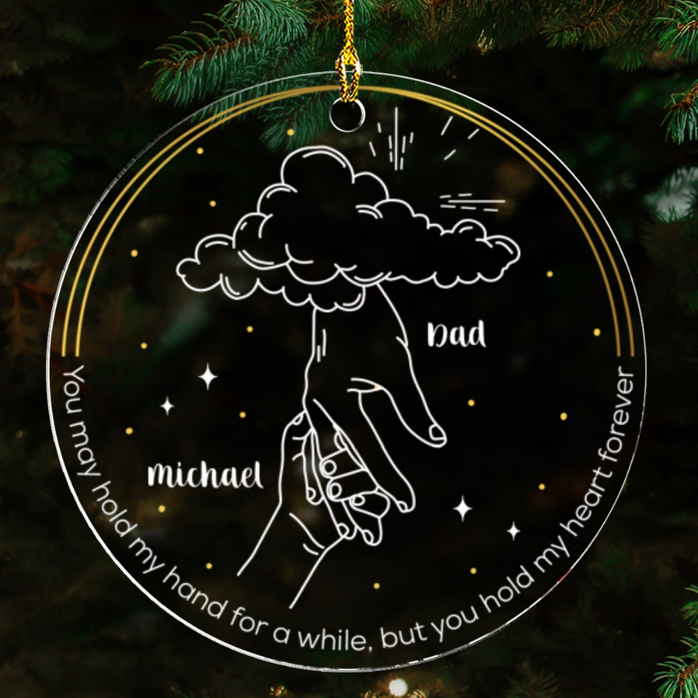 You Hold My Heart Forever - Personalized Custom Acrylic Ornament