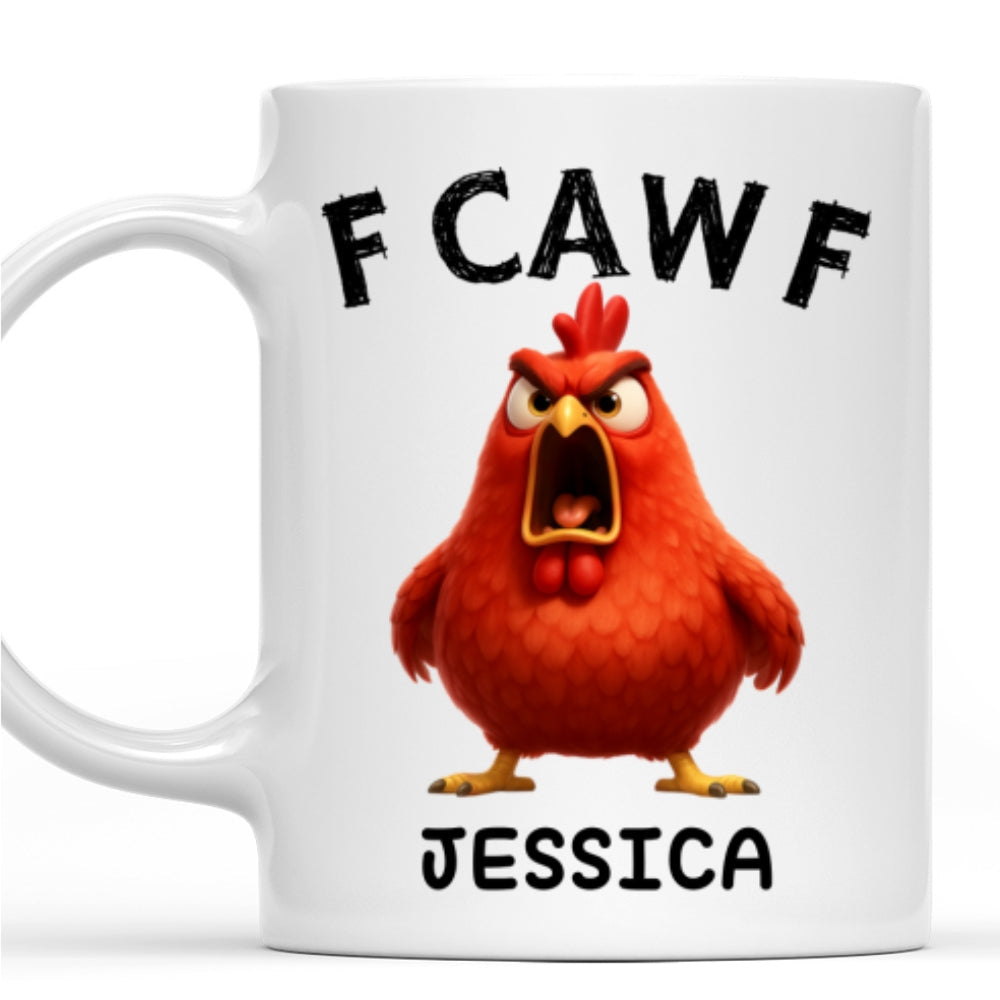 Fueled By Pure Cawfee Power - Personalized Custom Coffee Mug
