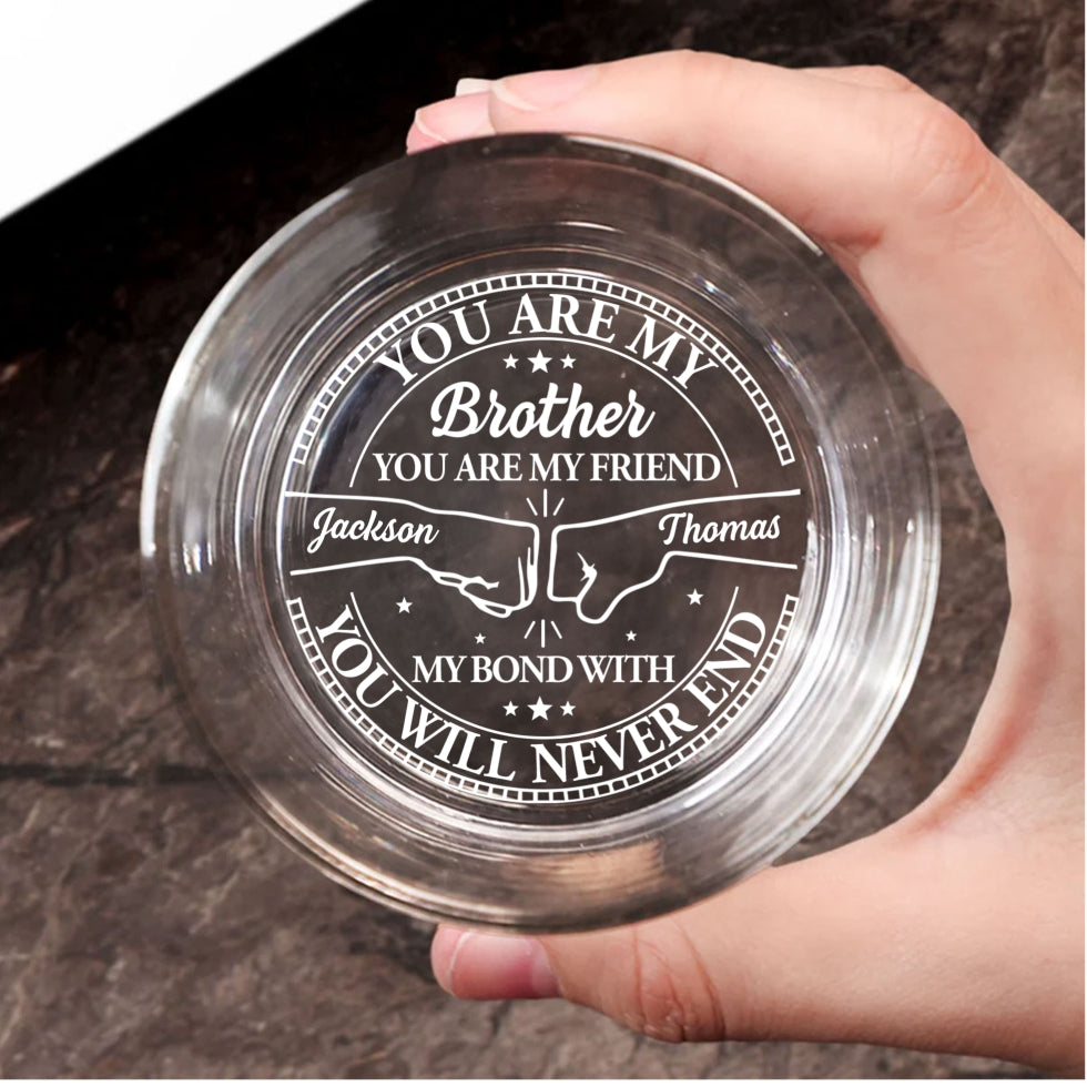 Arguing Yet Always Together - Personalized Custom Engraved Whiskey Glass