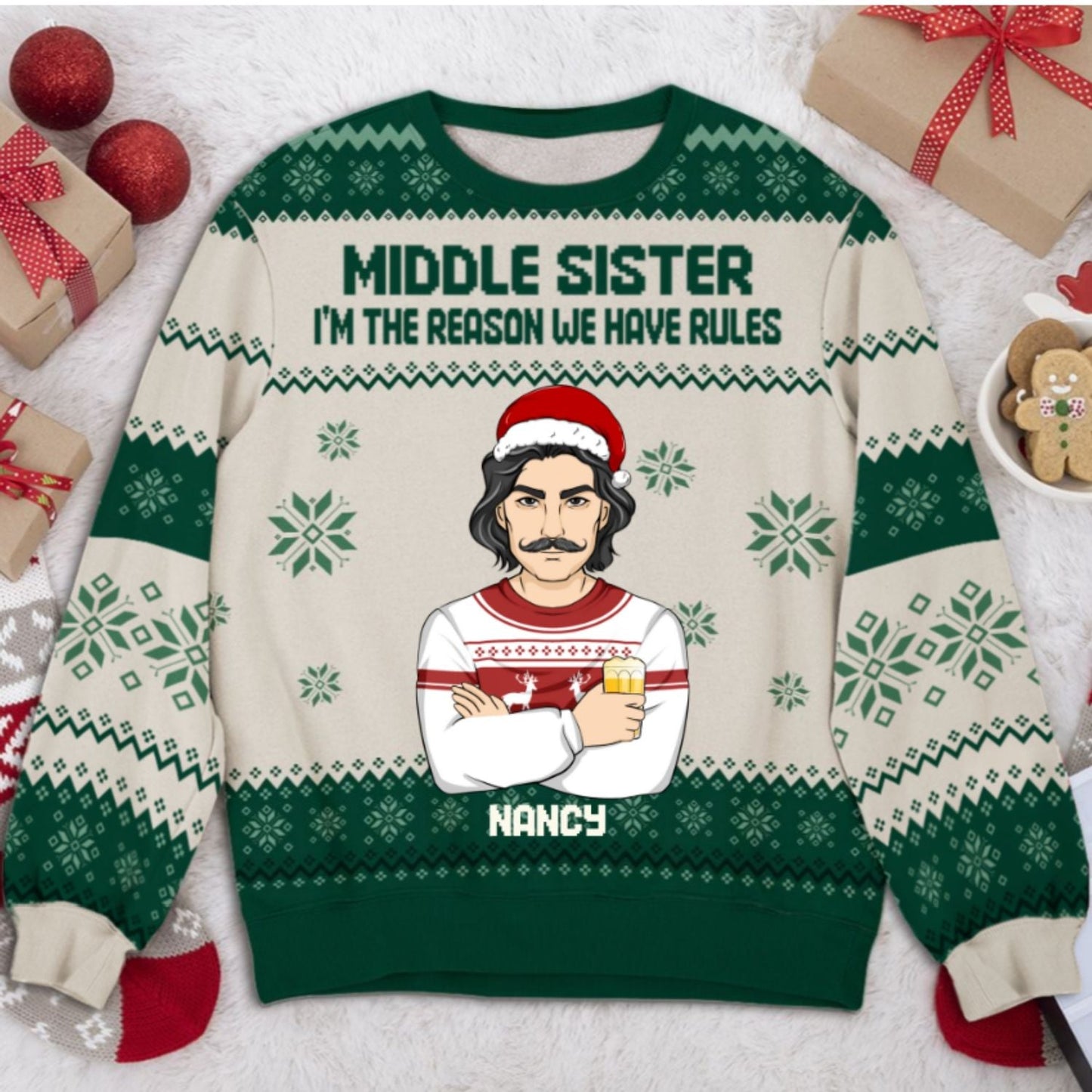 I Bend The Rules - Personalized Custom All-Over-Print Sweatshirt