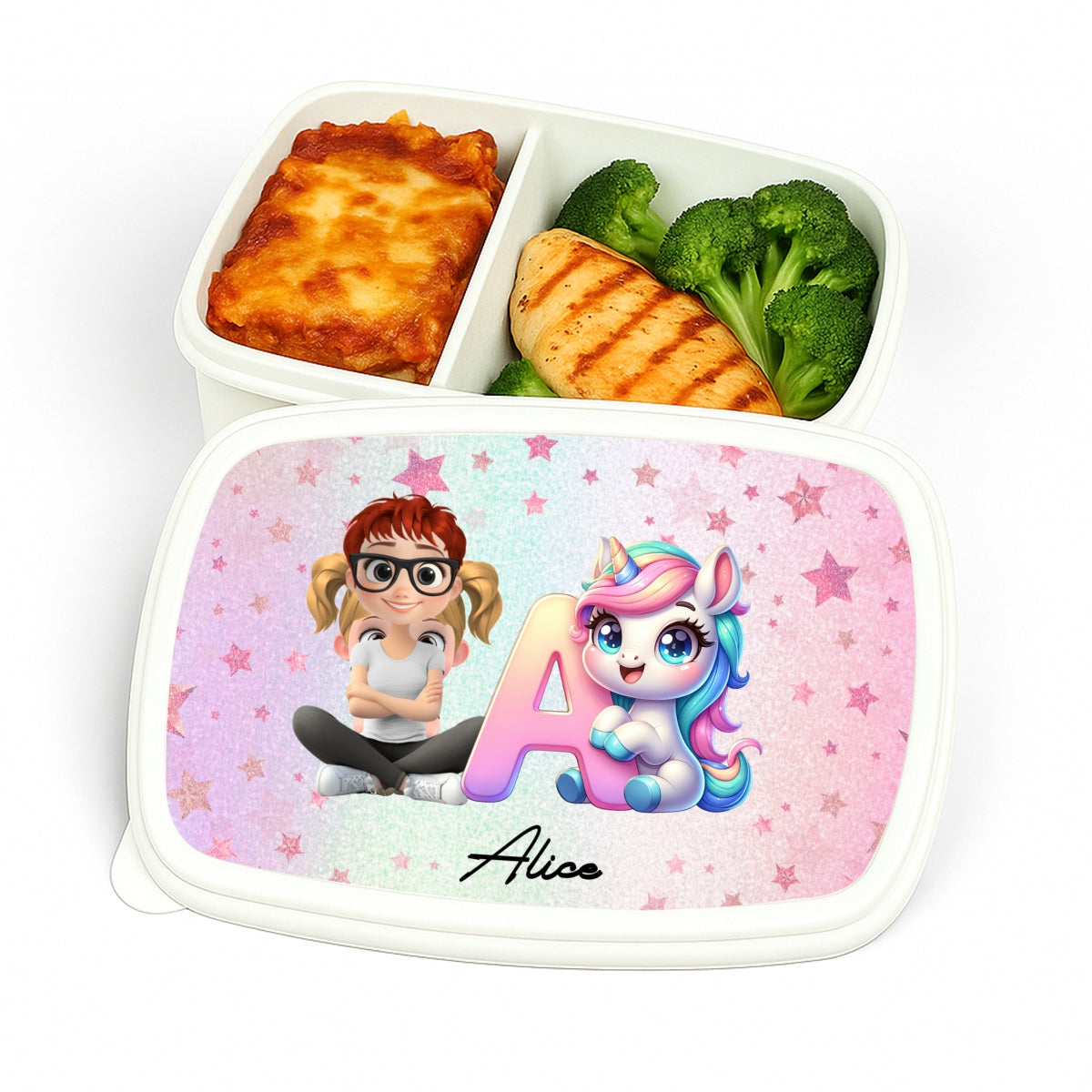 Unicorn Kids - Personalized Custom Lunch Box