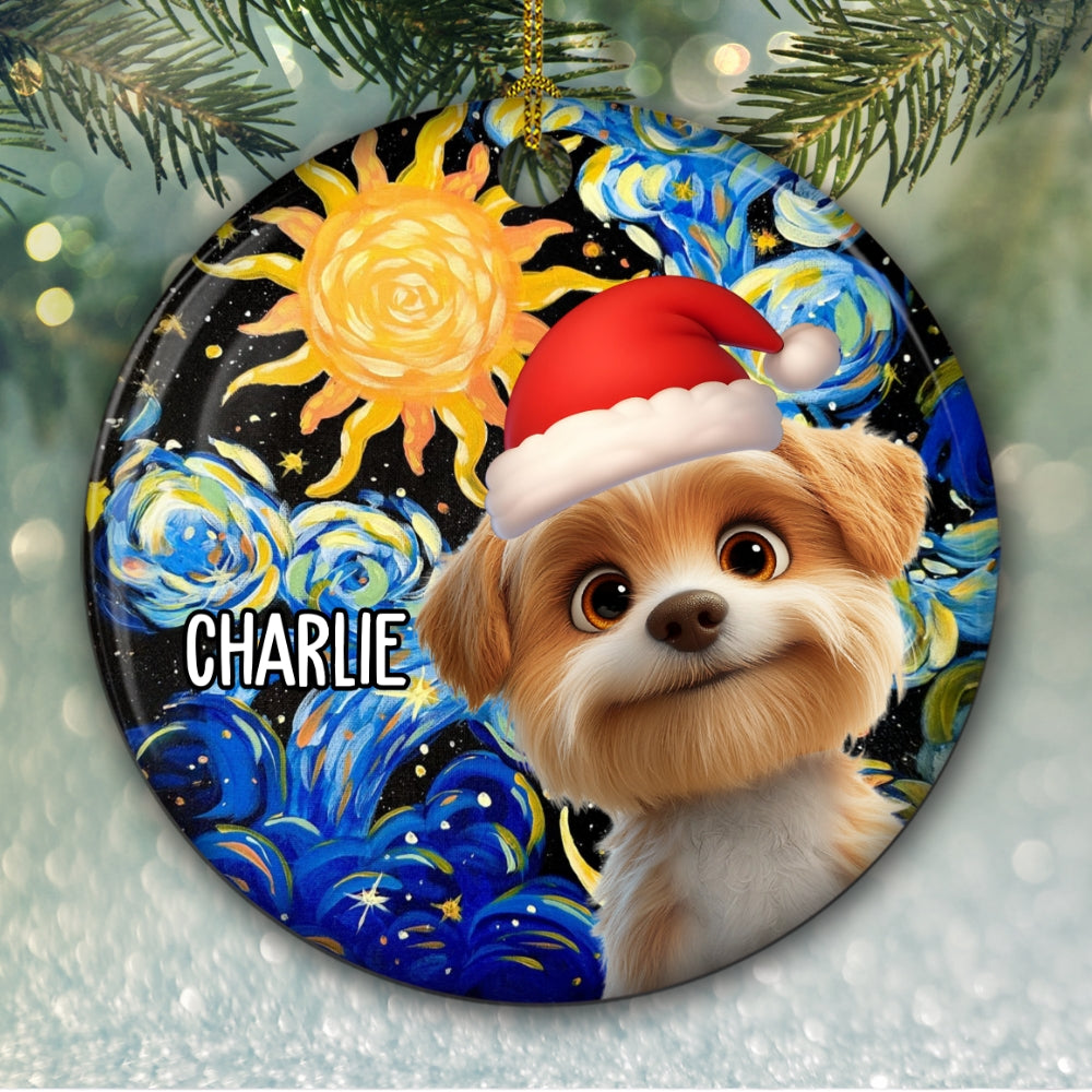 Holy Night - Personalized Custom Ceramic Ornament