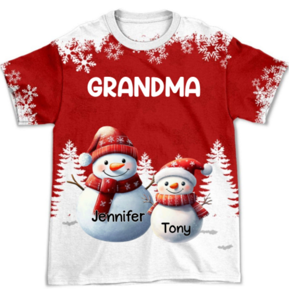 My Fav People Call Me Grandma - Personalized Custom All-over-print T-shirt