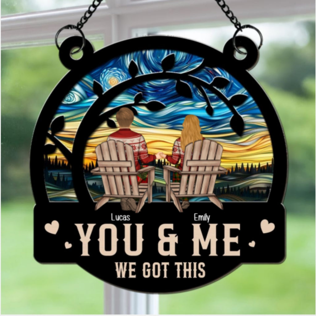 We Got This Merry Christmas - Personalized Custom Suncatcher