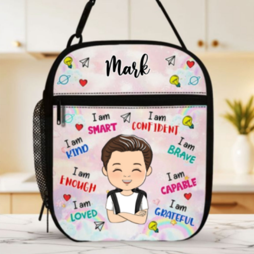 Back To School - Personalized Custom Insulated Lunch Bag
