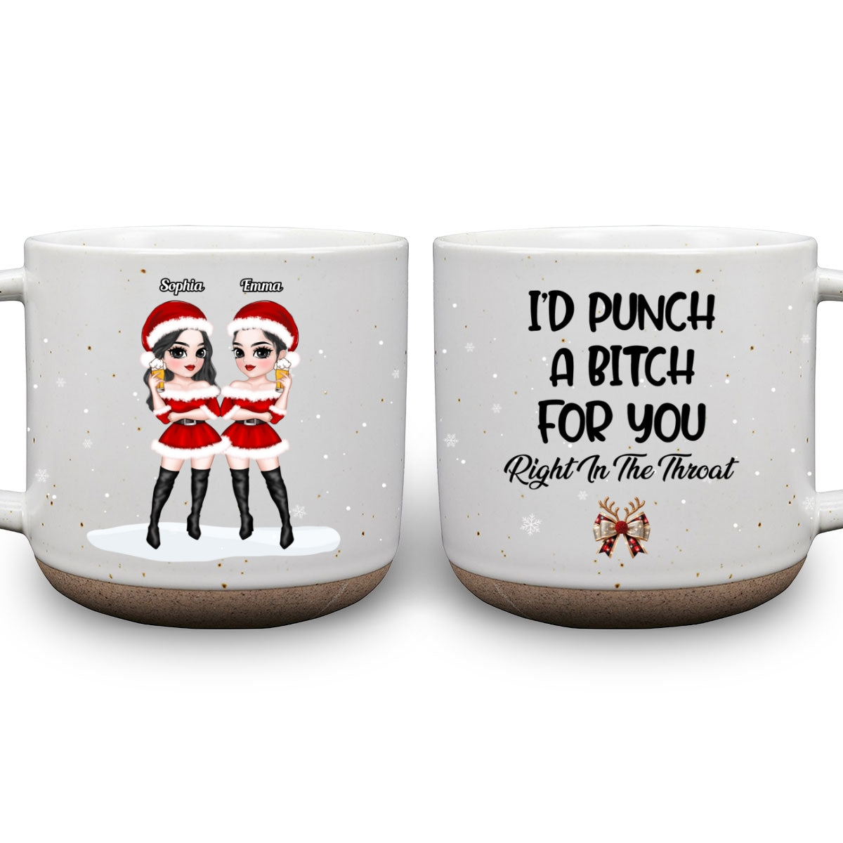 Punch Bitch - Personalized Custom Pottery Mug