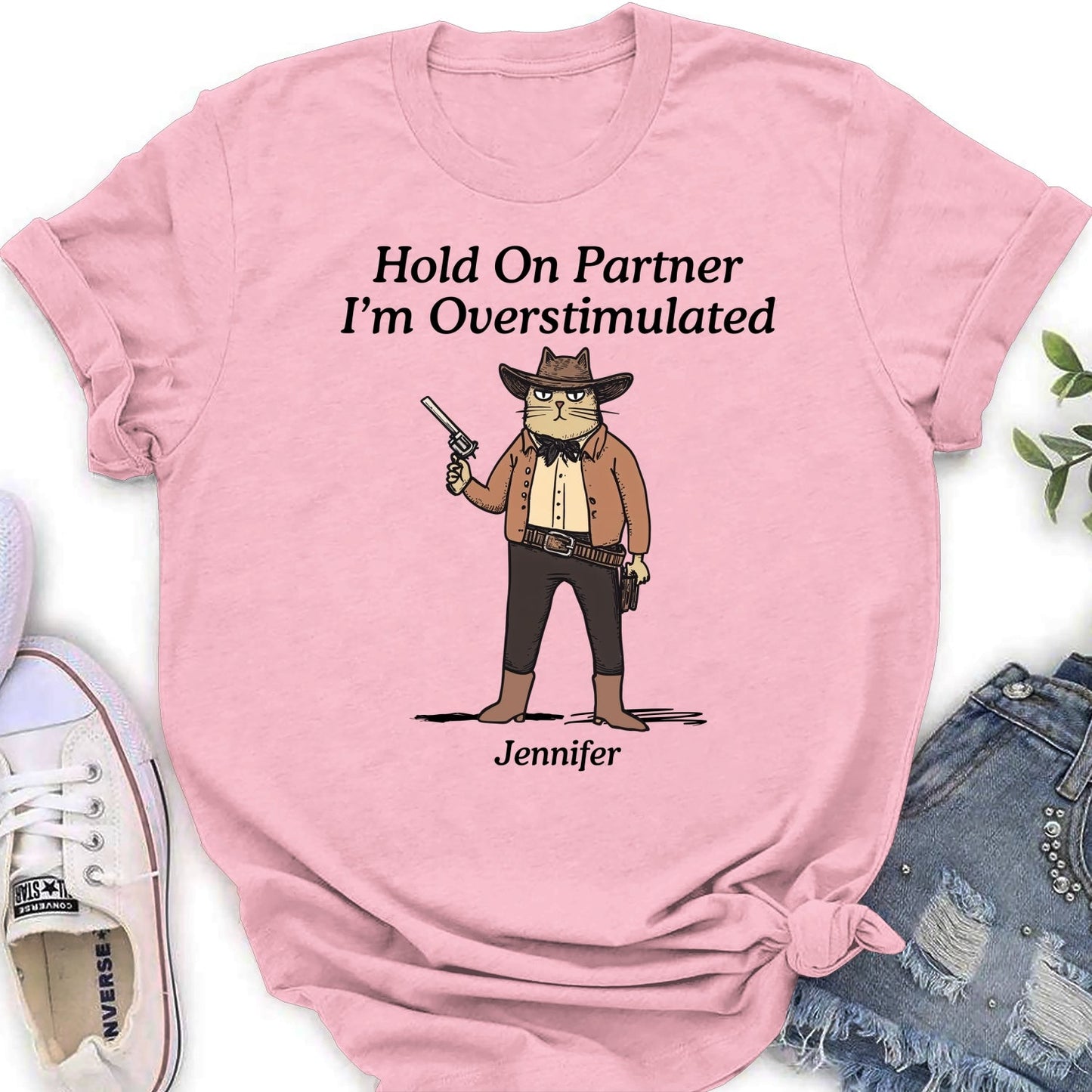 Hold On Partner - Personalized Custom Shirt