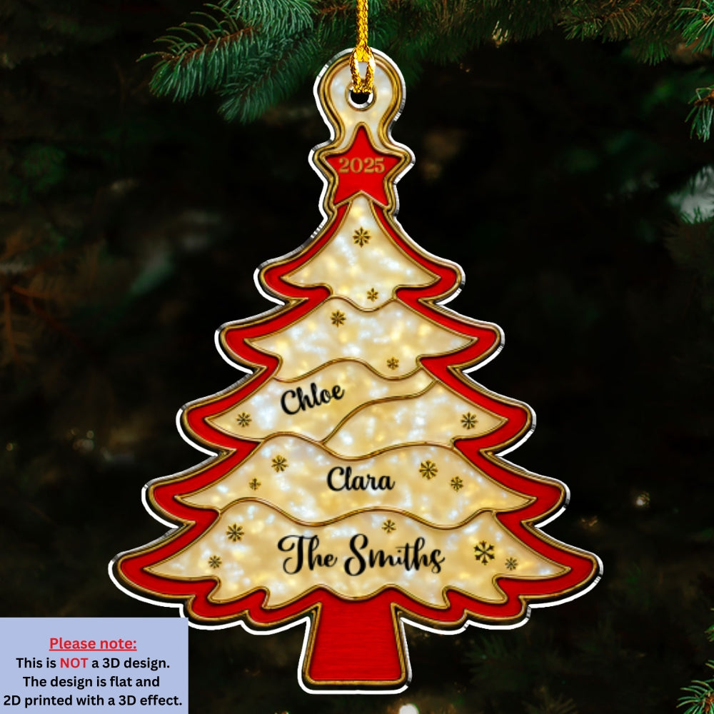 Christmas Tree - Personalized Custom Acrylic Ornament