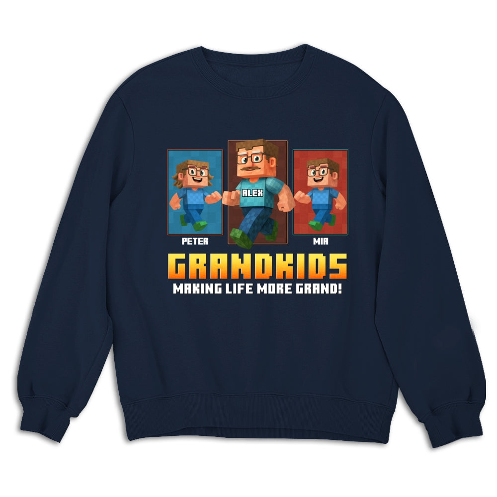 Grandkids Make Life Grand - Personalized Custom Shirt
