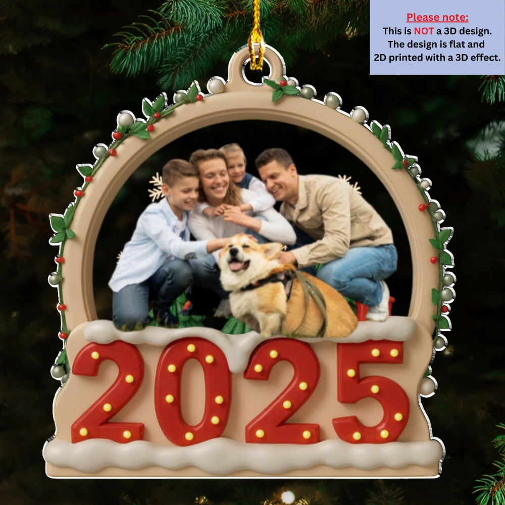 Our Christmas Together Photo - Personalized Custom Acrylic Ornament