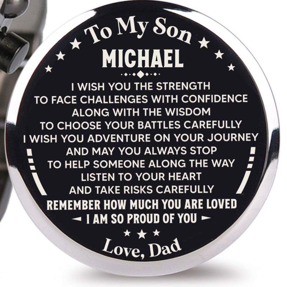 I Am So Proud Of You - Personalized Engraved Wooden Watches GQ026