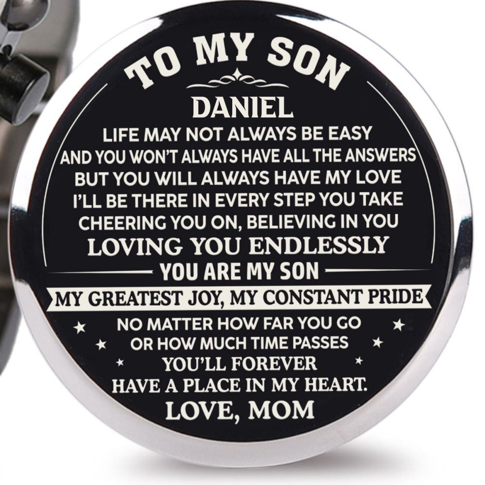 You Are My Pride - Personalized Engraved Wooden Watches GQ026