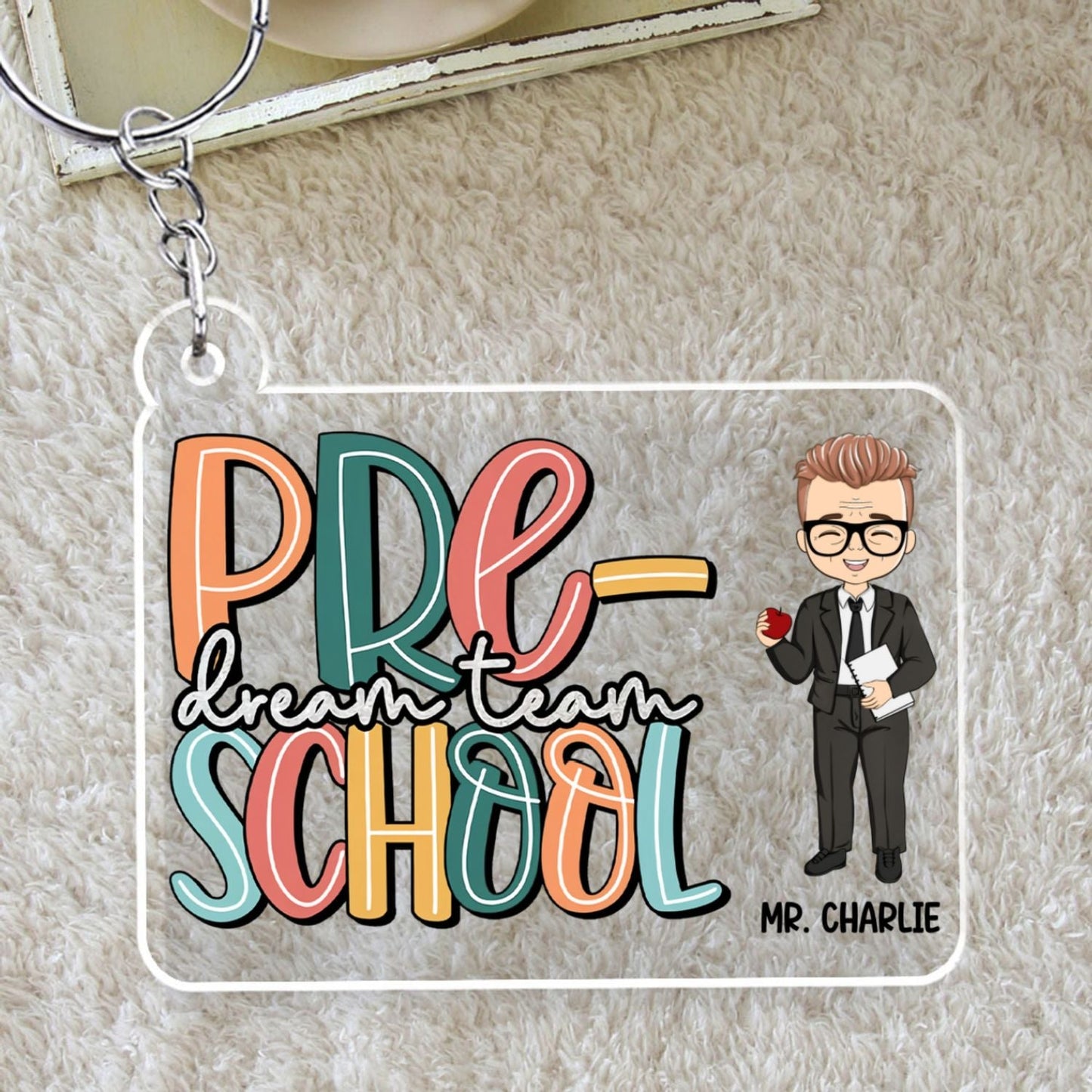Back To School - Personalized Custom Acrylic Keychain