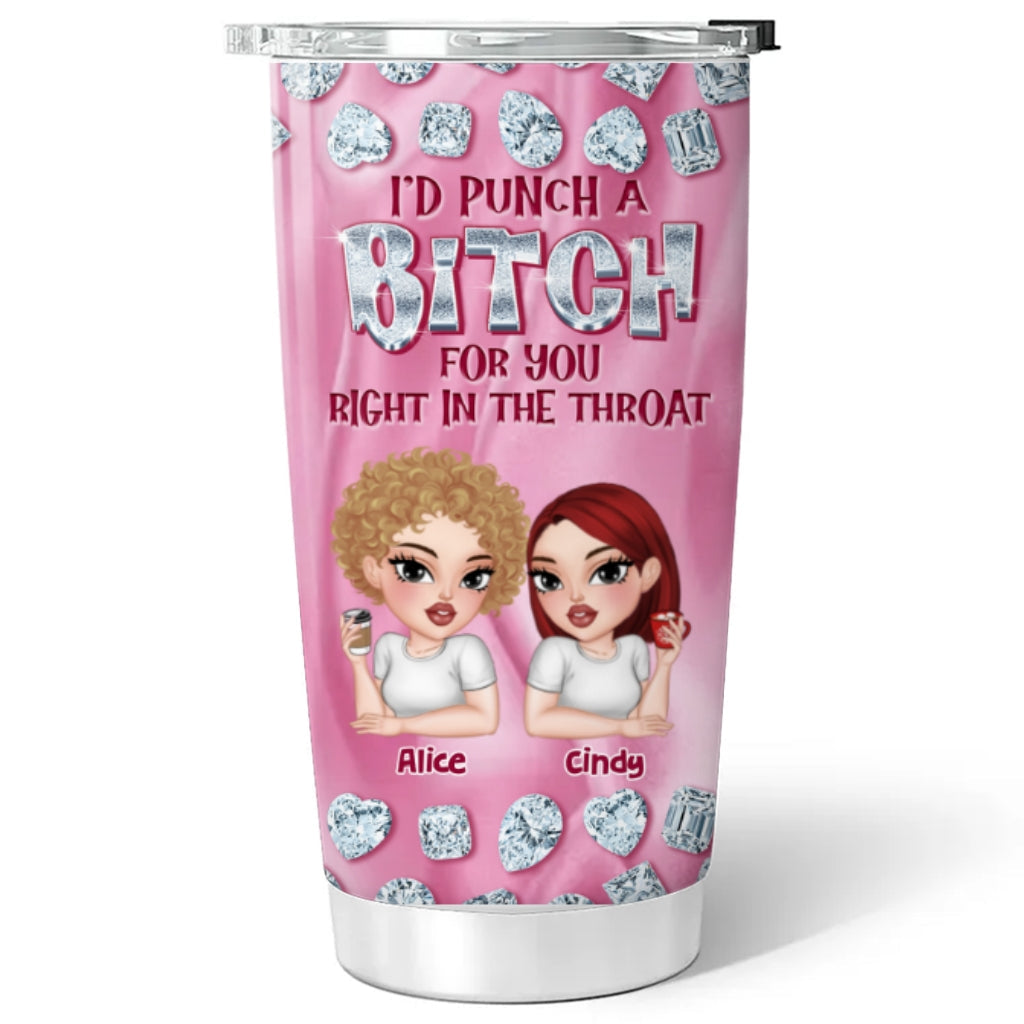 Besties Forever Gemstones - Personalized Custom Tumbler