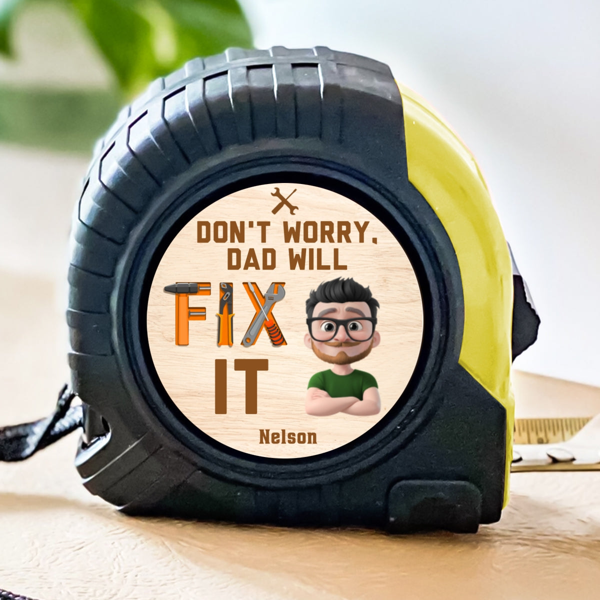 Best Dad - Personalized Custom Tape Measure