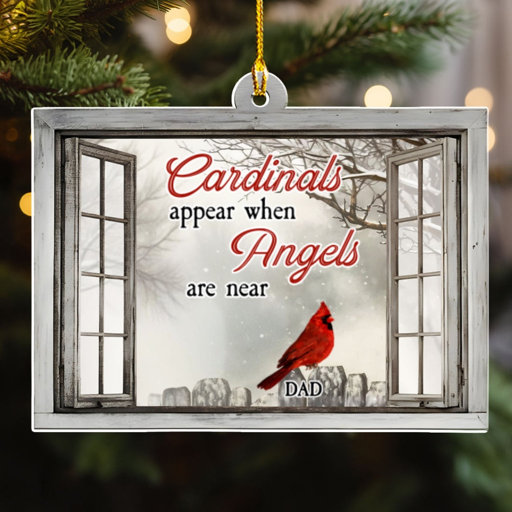 Beautiful Cardinal - Personalized Custom Acrylic Ornament