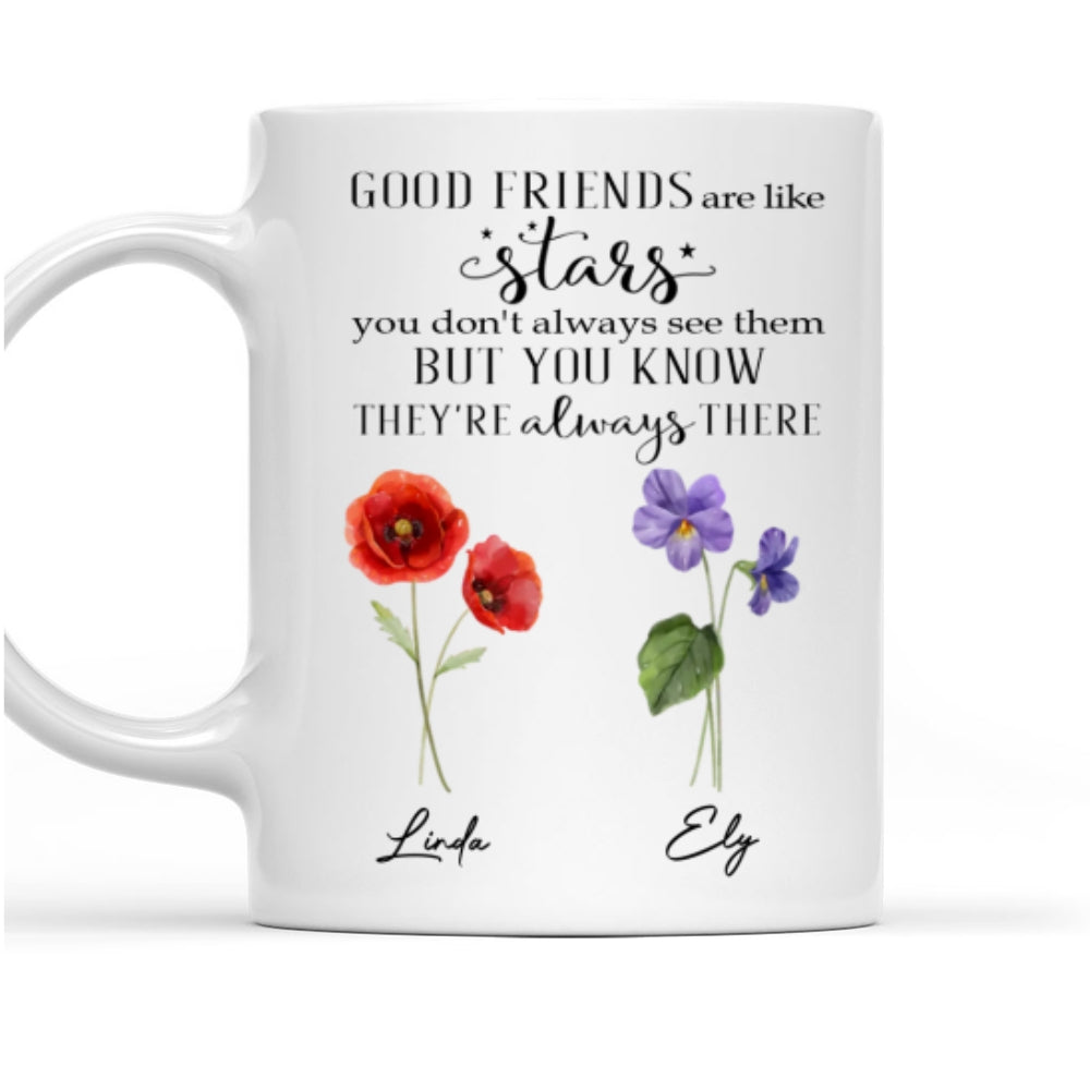 Friends Like Stars - Personalized Custom Coffee Mug