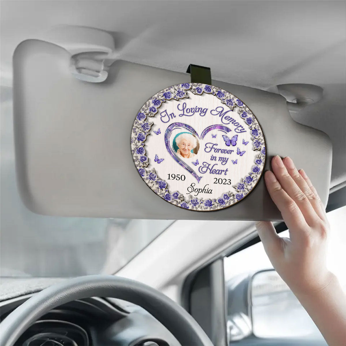 Always Miss You - Personalized Custom Car Visor Clip