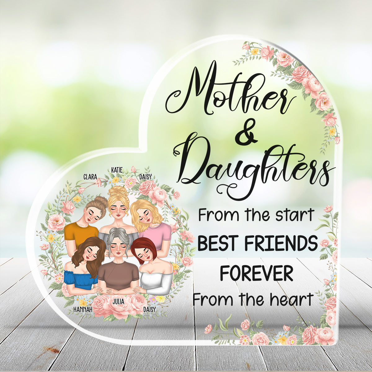 Best Friends Forever - Personalized Custom Acrylic Plaque