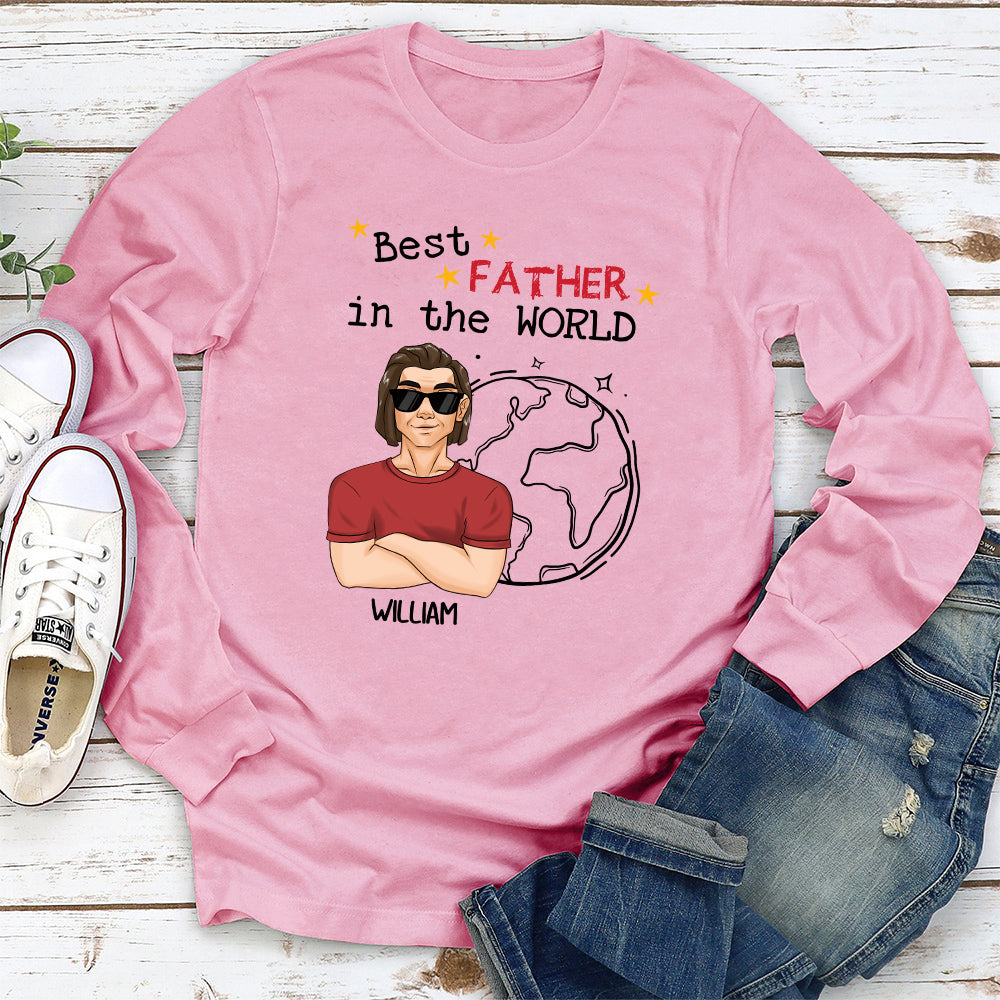 Best Daddy In The World - Personalized Custom Shirt