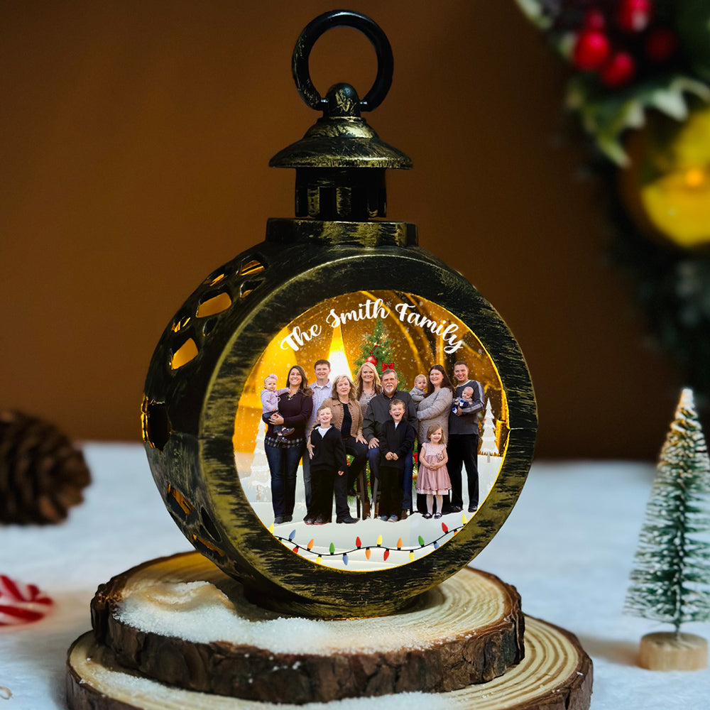 Family And Friends - Personalized Custom Christmas Lantern