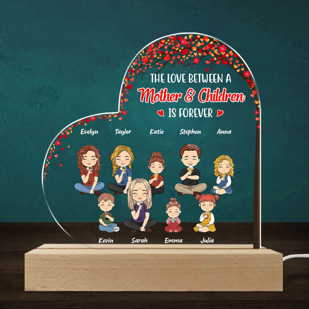 The Love Between Us Is Forever - Personalized Custom LED Light