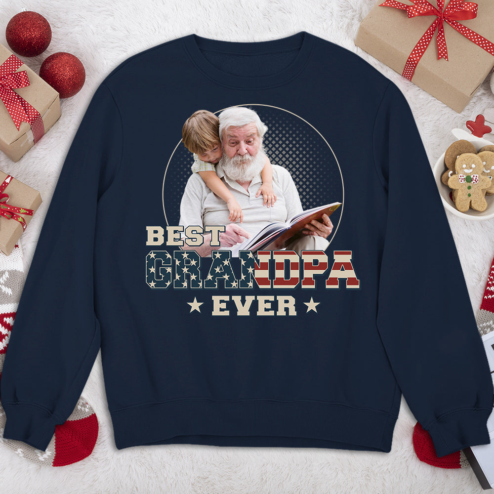 Custom Photo Best Dad Ever - Personalized Custom Shirt