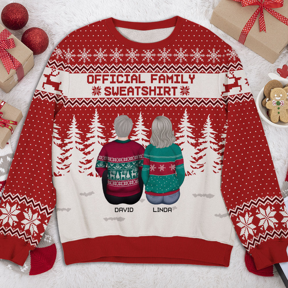 Family Sweatshirt - Personalized Custom All-Over-Print Sweatshirt