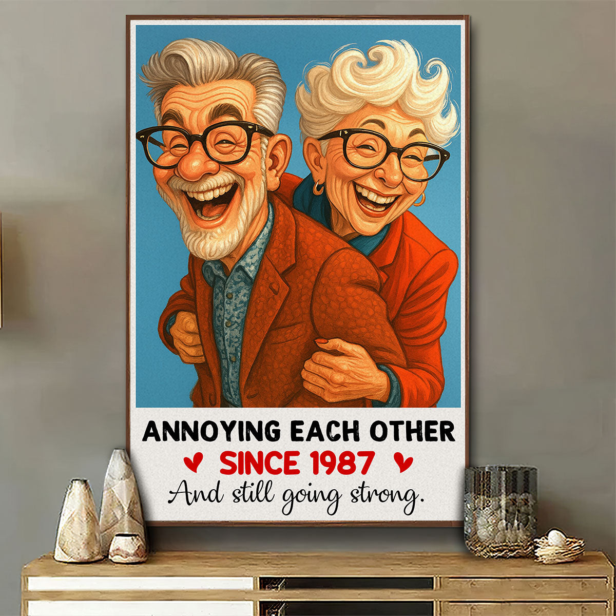 Funny Forever Love - Personalized Custom Poster