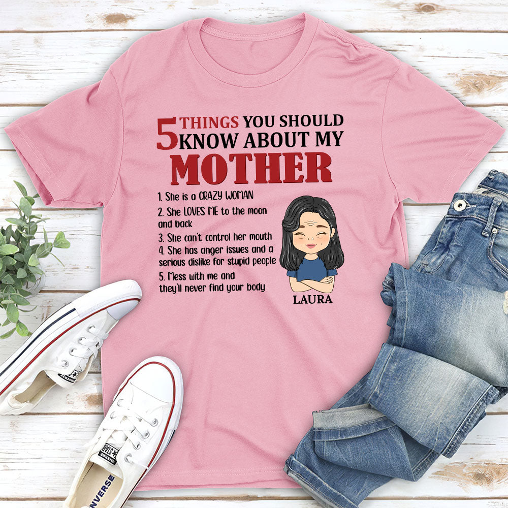 5 Things You Should Know About Grandma - Personalized Custom Unisex T-shirt