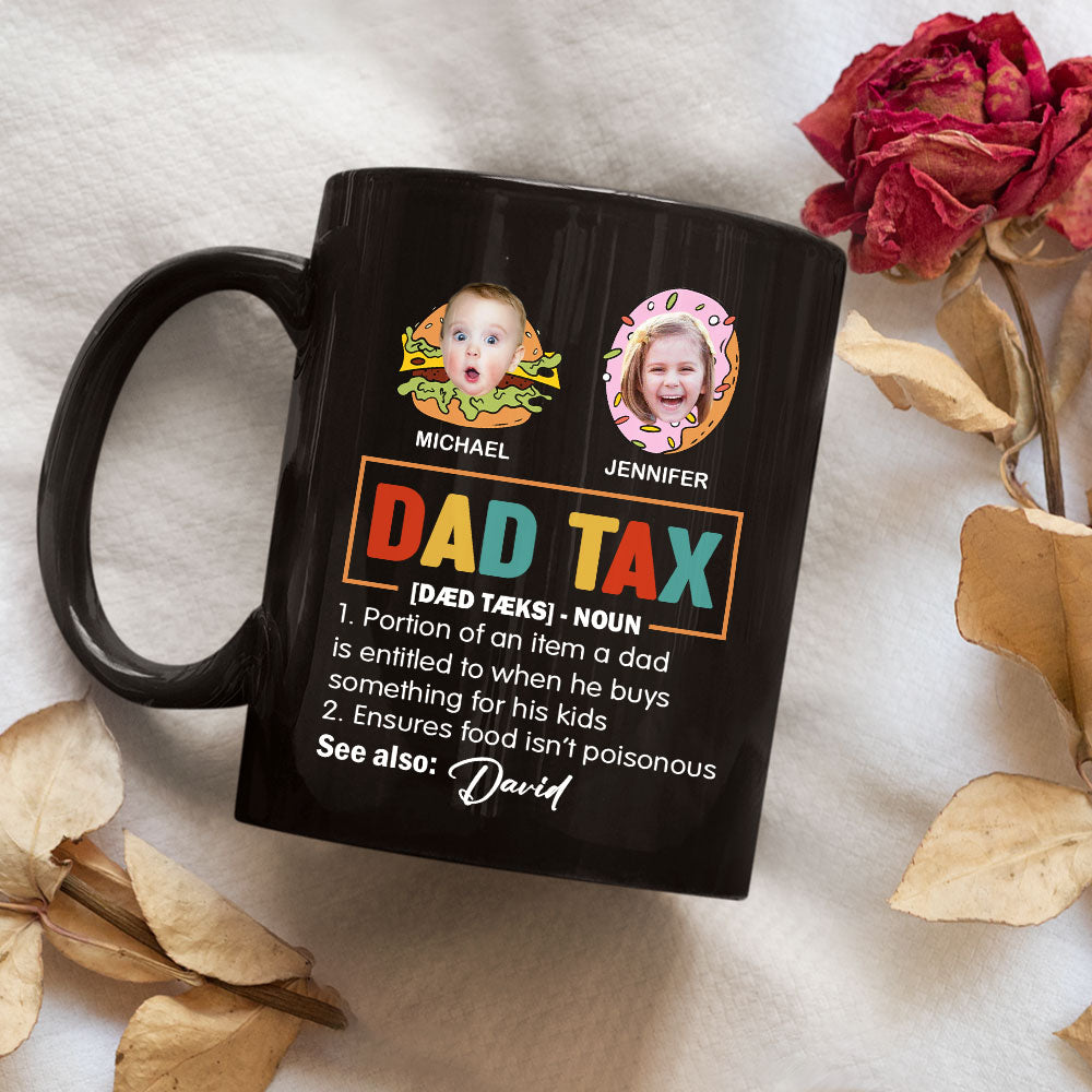 Dad Taste Test Definition - Personalized Custom Coffee Mug