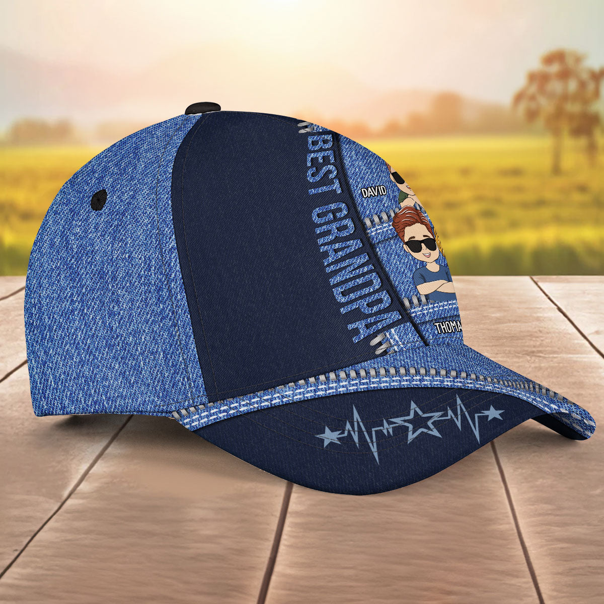 Best Dad - Personalized Classic Cap