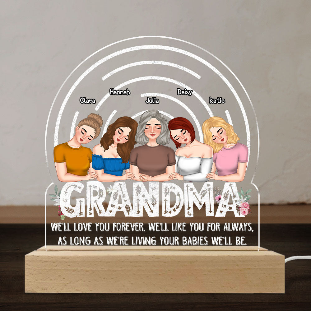 As Long As I'm Living Your Baby I'll Be - Personalized Custom LED Light