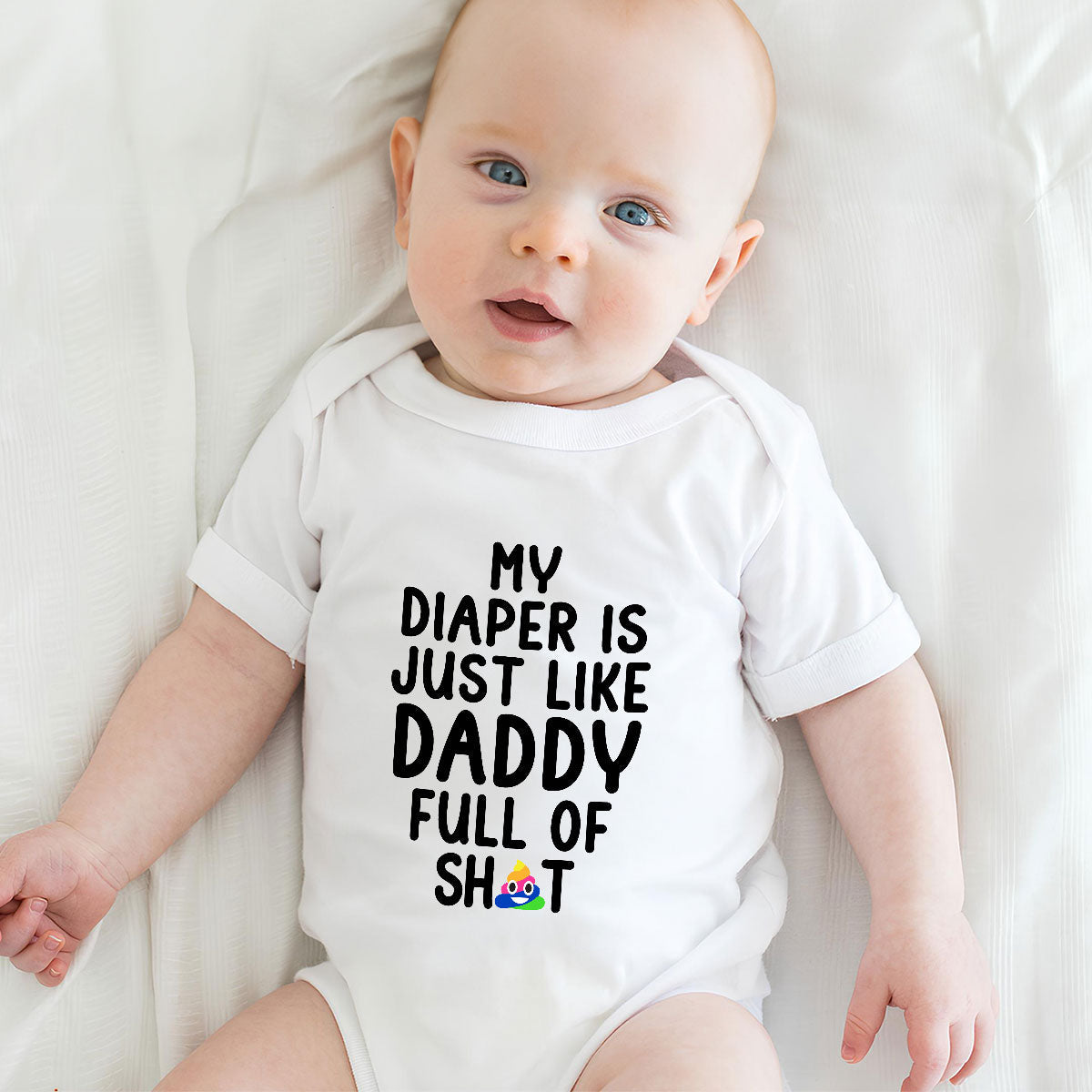 Full Of Sh!t - Personalized Custom Baby Onesie