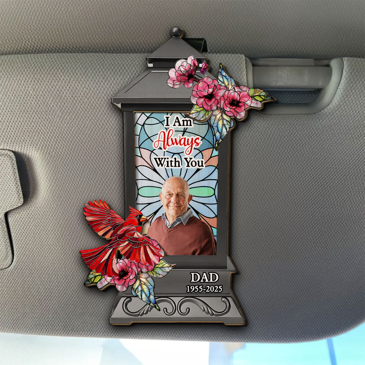 You Beside Us Every Day - Personalized Custom Car Visor Clip