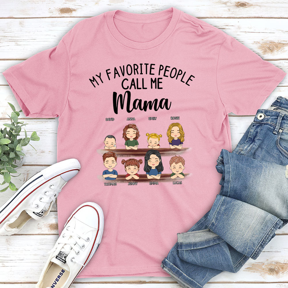 My Favorite People Call Me Granny - Personalized Custom Unisex T-shirt
