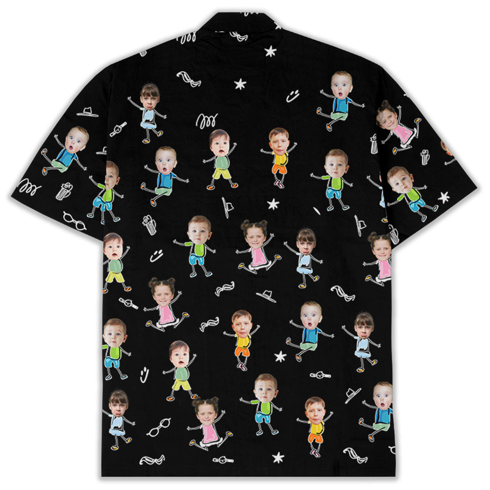 Grandpa This Belongs - Personalized Custom Hawaiian Shirt