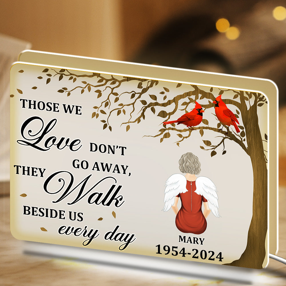They Walk Beside Us Every Day - Personalized Custom Light Box