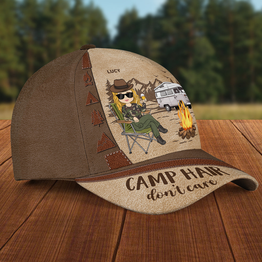 Camp Hair Don't Care - Personalized Classic Cap