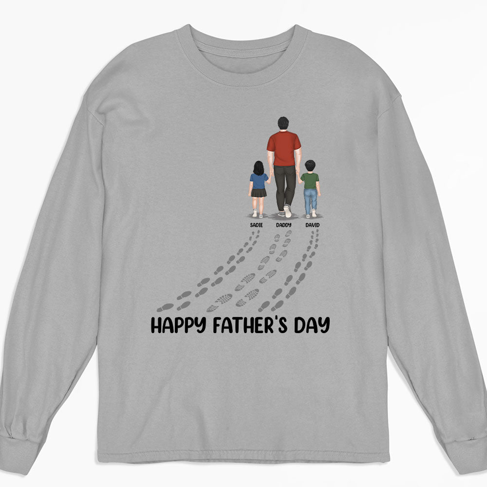 Happy Fathers Day Best Dad Ever Version 2 - Personalized Custom Shirt