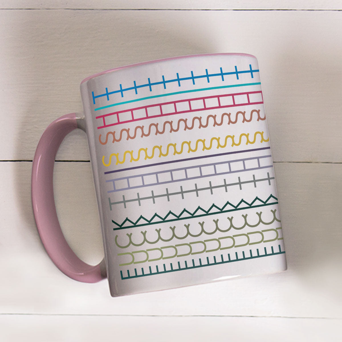 Peace Out The Drama Begins - Accent Mug